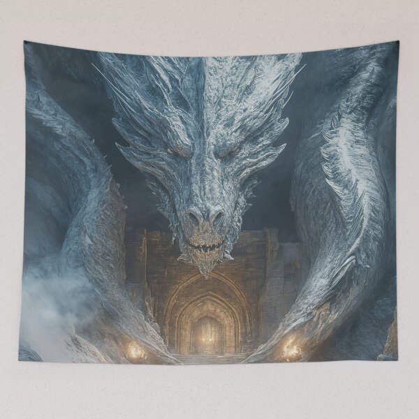 Item preview, Guardian of the Icy Realm: A Dragon's Watch designed and sold by LemurianPortals.