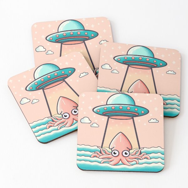 Artikelvorschau, UFO und der Kraken entworfen und verkauft von Object of Reference Designs.