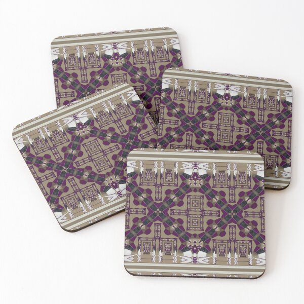 Item preview,  Minimaluxe Trend 2025 by Jenny Meehan 7 Brown and Purple  designed and sold by Jenny Meehan Art Prints and Patterns  .