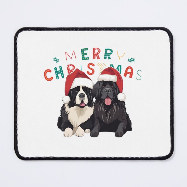 Item preview, Christmas Newfoundlands – Merry Christmas designed and sold by GoodyPaws.