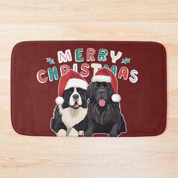 Item preview, Christmas Newfoundlands – Merry Christmas designed and sold by GoodyPaws.