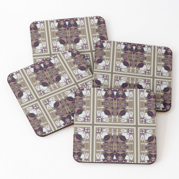 Item preview, Minimaluxe Trend 2025 by Jenny Meehan 9 Brown and Purple  designed and sold by Jenny Meehan Art Prints and Patterns  .