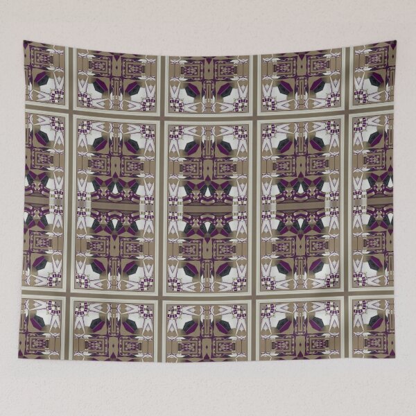 Item preview, Minimaluxe Trend 2025 by Jenny Meehan 9 Brown and Purple  designed and sold by Jenny Meehan Art Prints and Patterns  .