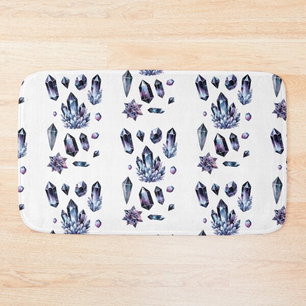 Item preview, Black Mystical Crystal & Geode Stickers | Rainbow Gemstone Collection for Crystal Enthusiasts designed and sold by FlowerMyLove.