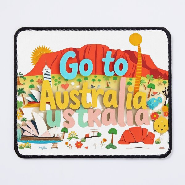 Item preview, Go to Australia T-shirts funny designed and sold by timedesignkardi.