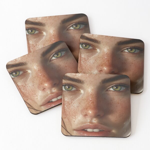Item preview, Young woman with glowing skin designed and sold by anytka.