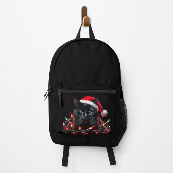 Item preview, A Holiday Cat Tangled in Christmas Lights designed and sold by Project4X.