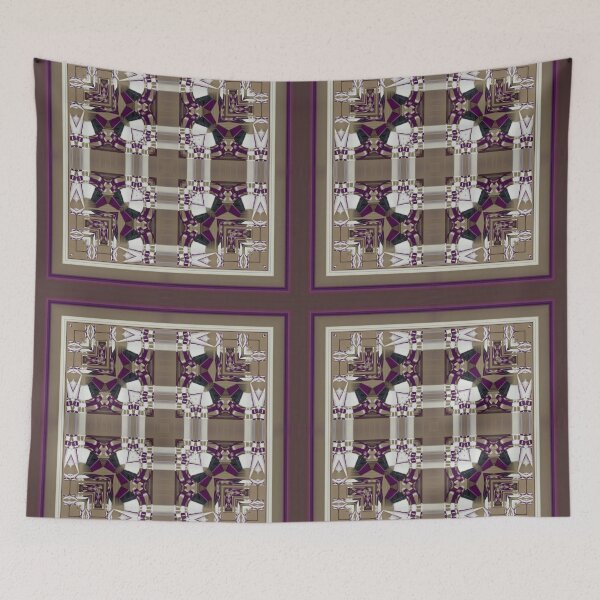 Item preview, Minimaluxe Trend 2025 by Jenny Meehan 13 Brown and Purple  designed and sold by Jenny Meehan Art Prints and Patterns  .