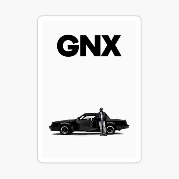 Aperçu de l'œuvre Kendrick Lamar GNX créée et vendue par bybars.