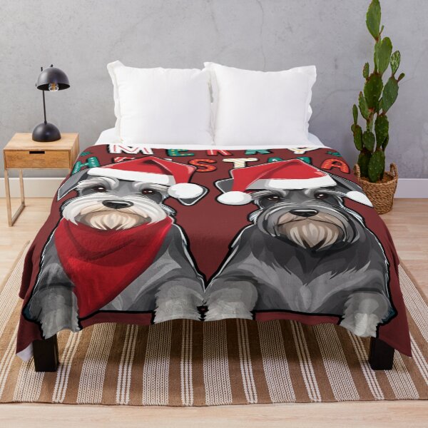 Item preview, Christmas Miniature Schnauzers – Merry Christmas designed and sold by GoodyPaws.