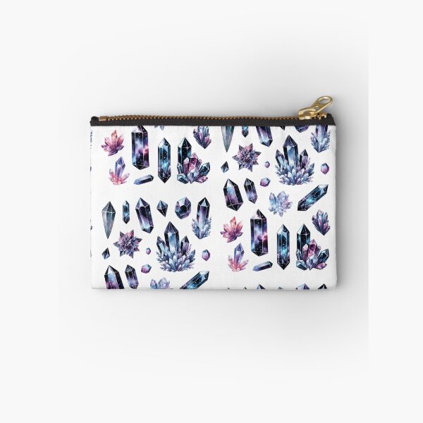 Item preview, Black Mystical Crystal & Geode Stickers | Rainbow Gemstone Collection for Crystal Enthusiasts designed and sold by FlowerMyLove.