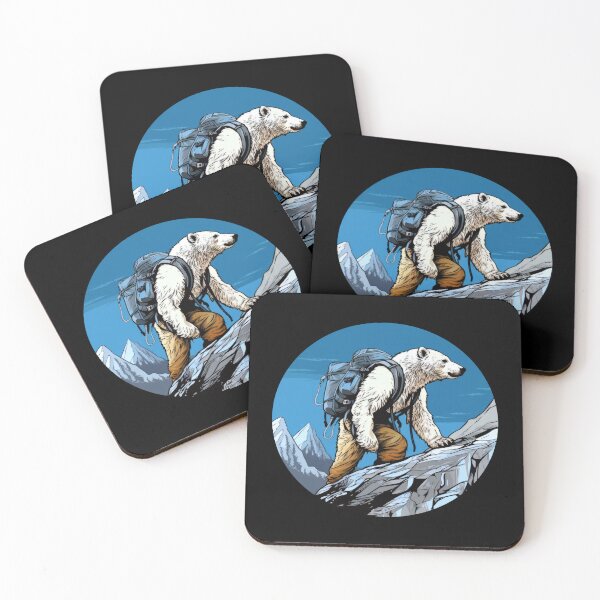 Item preview, Polar Bears Hiking / Mountaineering Polar Bear designed and sold by Soulskier.