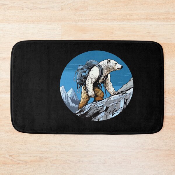 Item preview, Polar Bears Hiking / Mountaineering Polar Bear designed and sold by Soulskier.