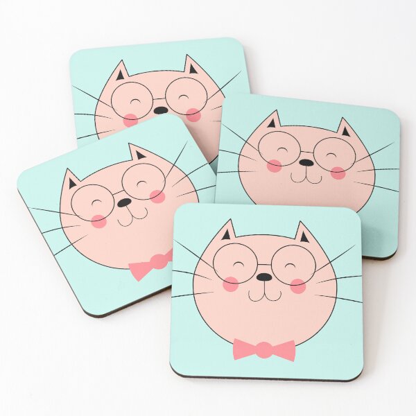 Item preview, Pink Kitty wearing Bow tie designed and sold by StudioKaufmann.