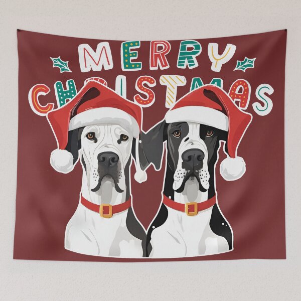 Item preview, Christmas Great Danes – Merry Christmas designed and sold by GoodyPaws.