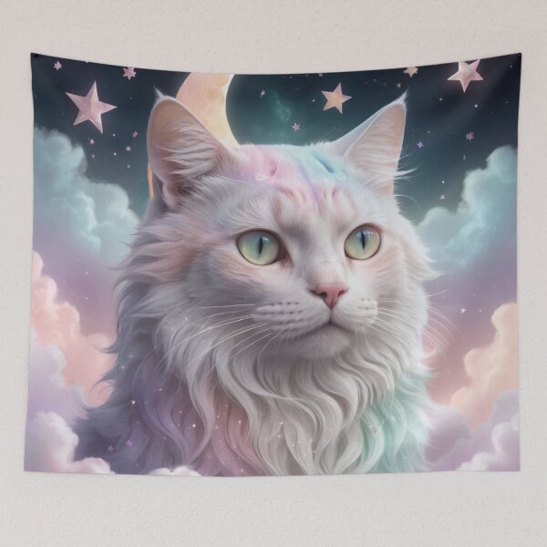 Item preview, Ethereal Dream Cat designed and sold by RebelPaintBrush.