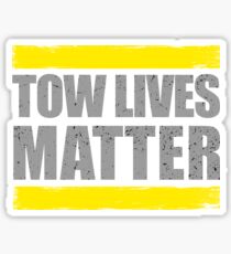 Tow Truck Driver Lives Matter Thin Yellow Line Sticker