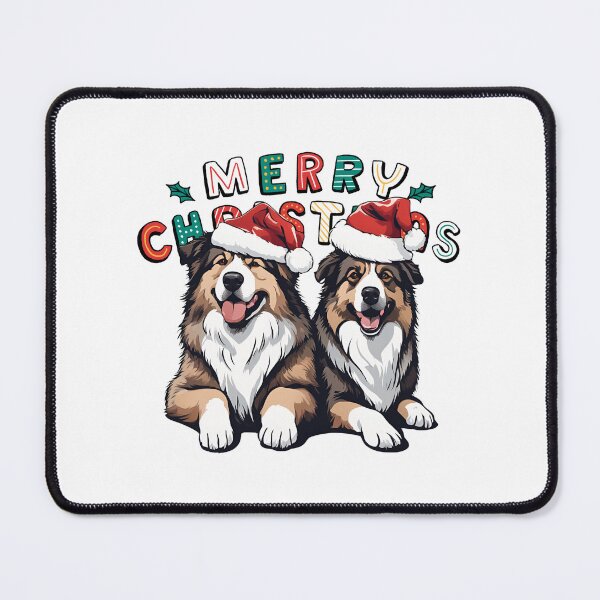 Item preview, Christmas Caucasian Shepherds – Merry Christmas designed and sold by GoodyPaws.