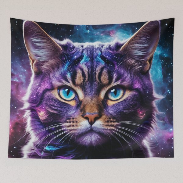 Item preview, Cosmic Space Cat designed and sold by RebelPaintBrush.
