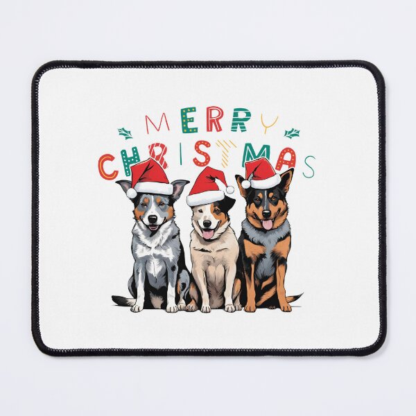Item preview, Christmas Australian Cattle Dogs – Merry Christmas designed and sold by GoodyPaws.