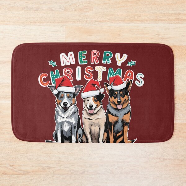 Item preview, Christmas Australian Cattle Dogs – Merry Christmas designed and sold by GoodyPaws.