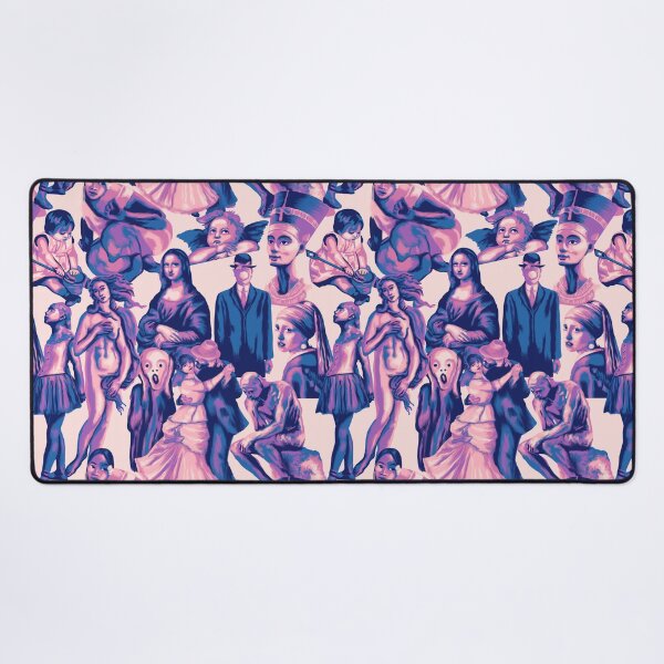 Item preview, Art History in Pink and Blue designed and sold by Unhinged Heather.
