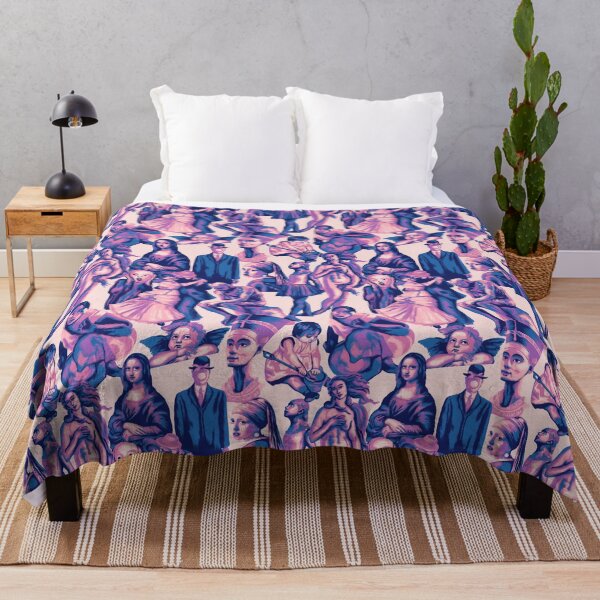 Item preview, Art History in Pink and Blue designed and sold by Unhinged Heather.