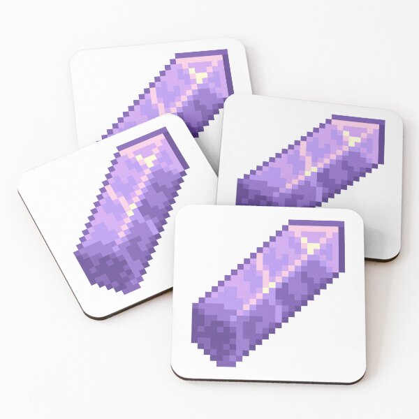 Item preview, Minecraft Amethyst Item Pixel Art designed and sold by Kubala Designs.