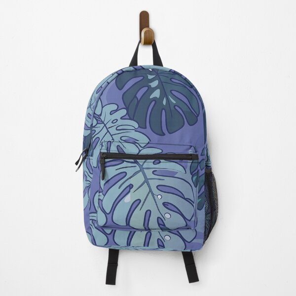 Item preview, Lovely Blue Monsteras designed and sold by AOCollections.