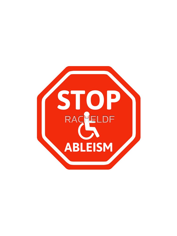 Thumbnail 4 of 4, iPhone Case, Stop ableism  designed and sold by RACHELDF.