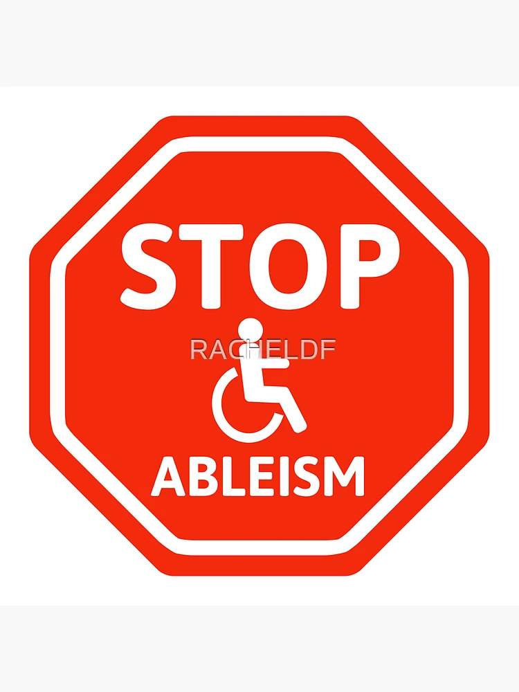 Thumbnail 5 of 5, Coasters (Set of 4), Stop ableism designed and sold by Rachel the Artist .