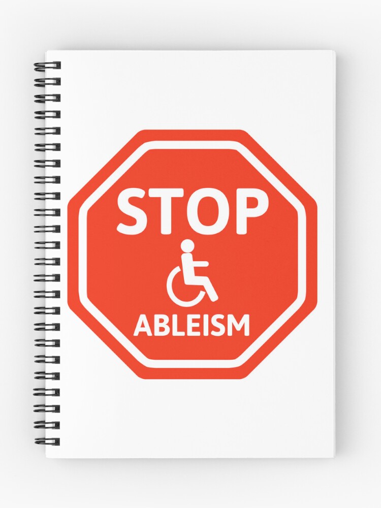 Thumbnail 1 of 3, Journal, Stop ableism designed and sold by RACHELDF.