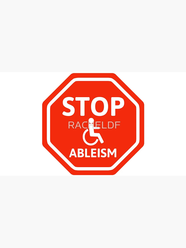 Thumbnail 3 of 3, Cap, Stop ableism designed and sold by Rachel the Artist .