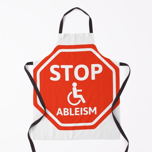Item preview, Stop ableism  designed and sold by Rachel the Artist .