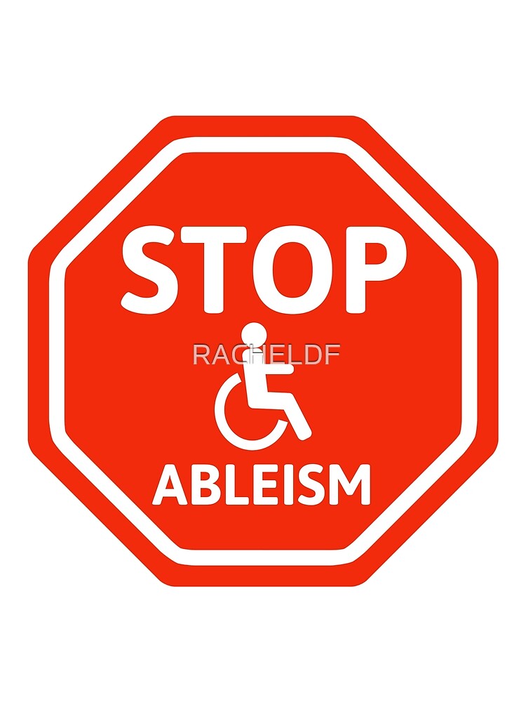 Thumbnail 3 of 3, Scarf, Stop ableism designed and sold by RACHELDF.