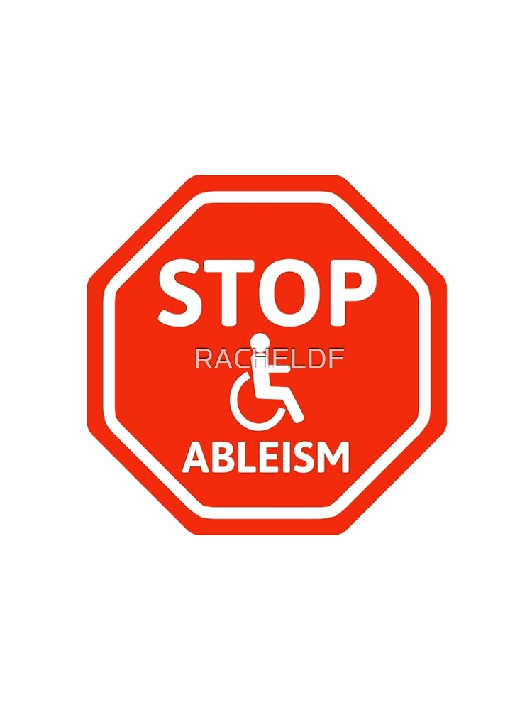 Thumbnail 5 of 5, A-Line Dress, Stop ableism  designed and sold by RACHELDF.