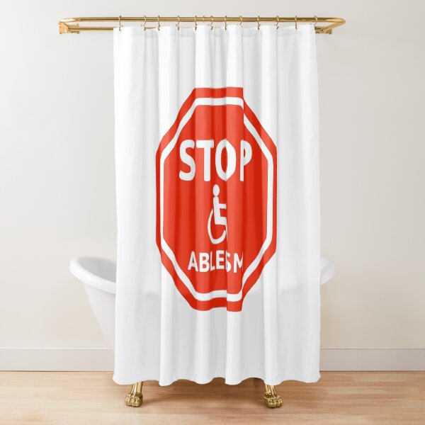 Item preview, Stop ableism  designed and sold by Rachel the Artist .
