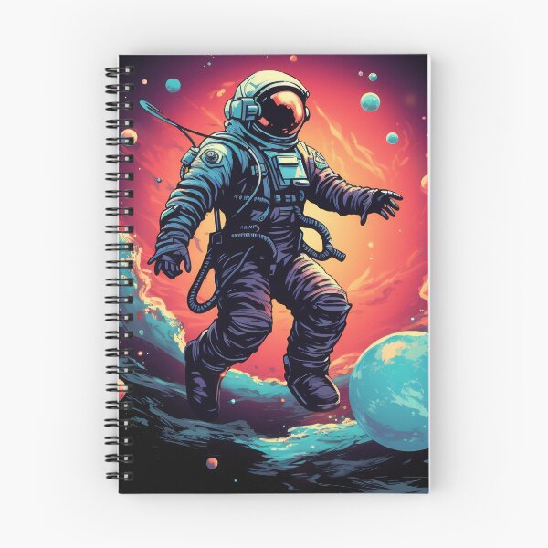 Item preview, Astronaut in space suit flying through space designed and sold by anytka.