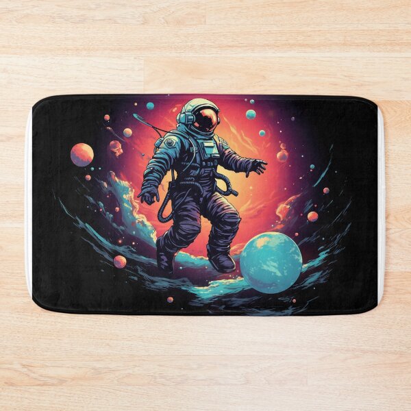 Item preview, Astronaut in space suit flying through space designed and sold by anytka.