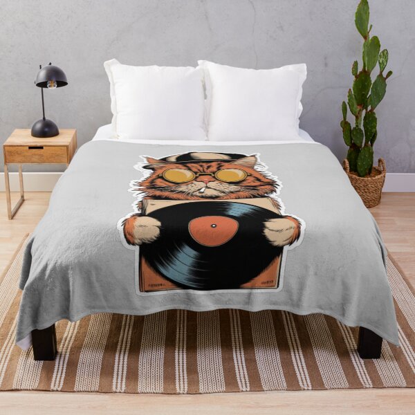 Item preview, Cats & Vinyl Records 4 designed and sold by Mono.fi Studios.