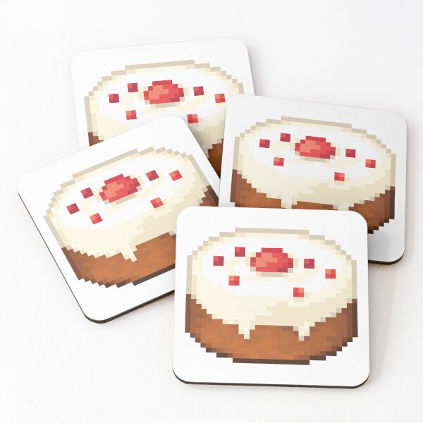 Item preview, Minecraft Cake Item Pixel Art designed and sold by Kubala Designs.