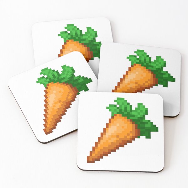Item preview, Minecraft Carrot Item Pixel Art designed and sold by Kubala Designs.