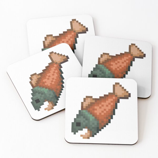 Item preview, Minecraft Salmon Item Pixel Art designed and sold by Kubala Designs.