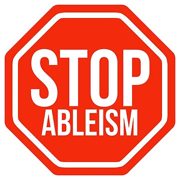 Artwork thumbnail, Stop ableism by Rachel the Artist