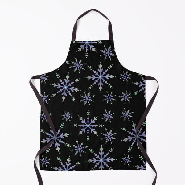 Item preview, Turquoise purple snowflakes pattern designed and sold by Topmel.