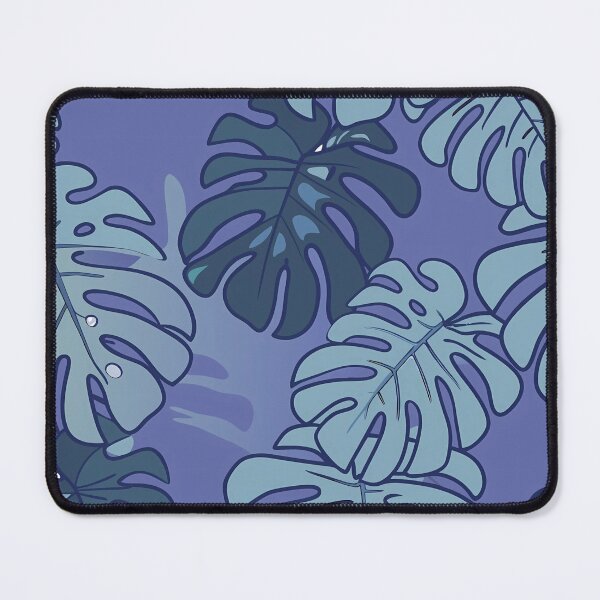 Item preview, Lovely Blue Monsteras designed and sold by AOCollections.