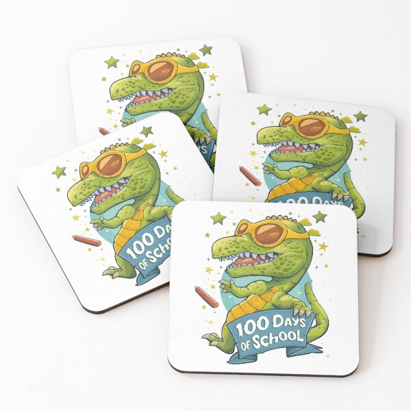 Item preview, 100 Days Of School Dinosaur designed and sold by Wild-Co.