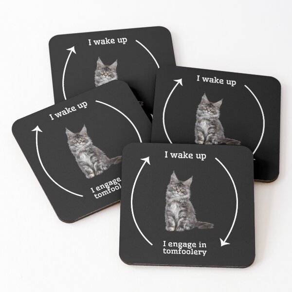 Item preview,   I wake up I engage tomfoolery silly cat schedule designed and sold by MilkyForest.