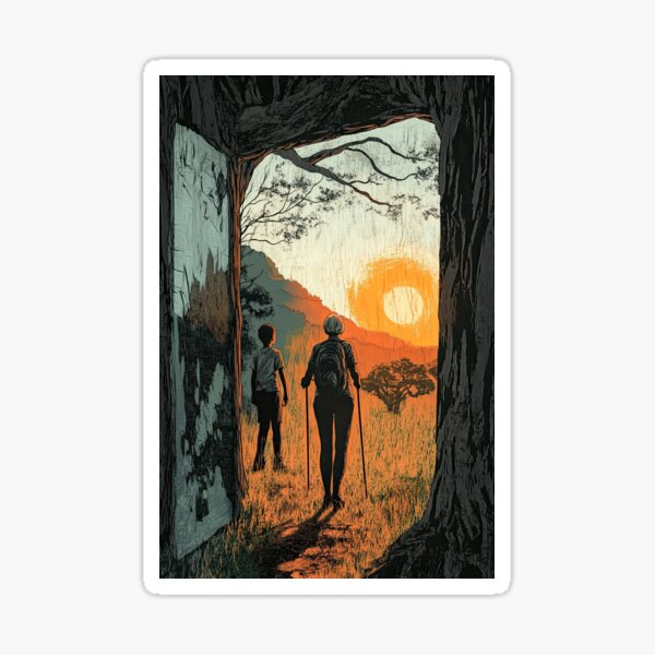 Item preview, A Timeless Path | Grandparent and Child Hiking designed and sold by MaryFiore.