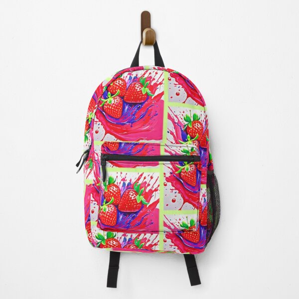 Item preview, Vibrant Strawberry Splash designed and sold by Health And Fitness Posts e-Store.